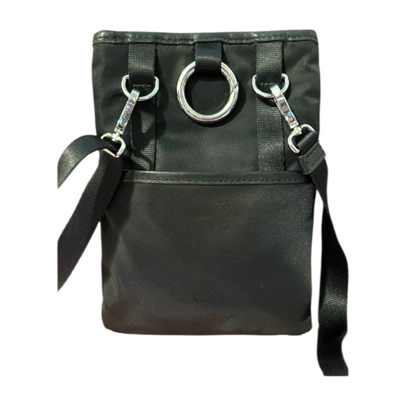 Tumi Voyageur Positano Convertible Crossbody Waist Pack Bag Nylon Black Like New - Picture 2 of 10